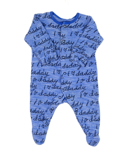 Modrý overal s nápisy Next