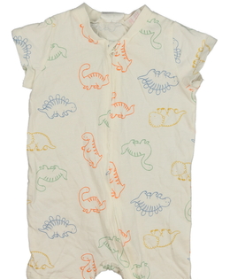 Krémový overal s dinosaury H&M