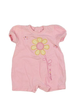 Růžový overal s vyšitými obrázky M&S