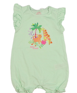 Světle zelený overal se zvířátky Next