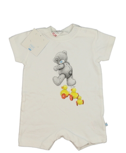 Nový bílý overal s medvědem Next