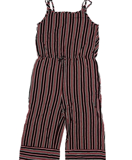 Tmavý pruhovaný letní overal Primark 