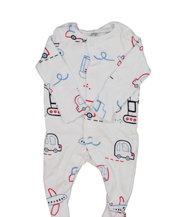 Bílý overal s obrázky F&F