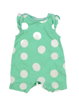 Zelený overal s kolečky a volánky Mothercare