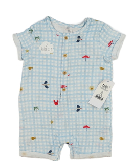 Nový modrý overal s obrázky George