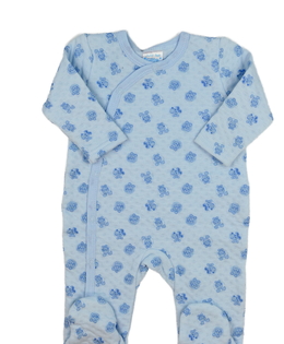 Modrý overal se zvířátky 