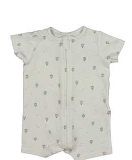 Bílý overal s balony