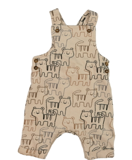 Hnědý overal se zvířátky Next