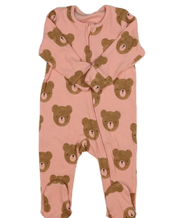 Růžový overal s medvědy George