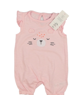 Nový růžový overal s medvědem F&F