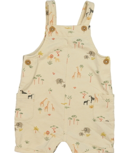 Hnědý overal se zvířátky safari Tu 