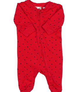Červený overal s kolečky H&M