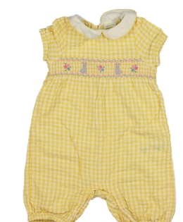 Žlutý zdobný overal Jojo Maman Bébé