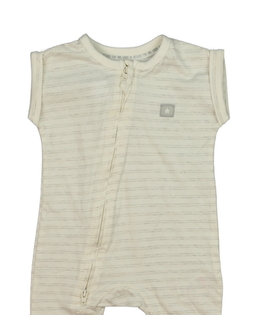 Krémový pruhovaný overal George