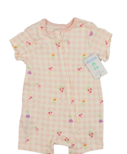 Nový růžový overal s květinami Primark 