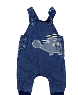 Tmavě modrý overal s podšívkou 