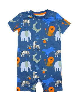 Modrý overal se zvířátky F&F