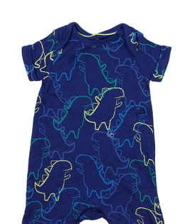 Tmavě modrý dinosauří overal Mothercare