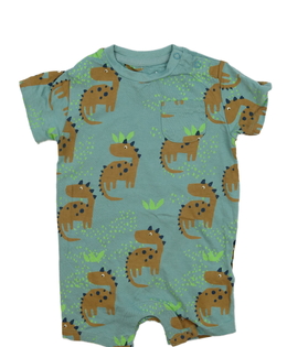Zeleno-modrý overal s dinosaury M&S