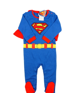 Nový modrý overal s pláštěm Superman 