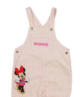 Růžový pruhovaný letní overal Minnie Primark 