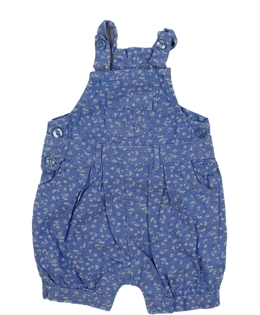 Modrý květinový overal Mothercare