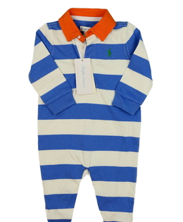 Nový modro-bílý overal s límečkem Ralph Lauren 