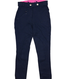 Modrorůžové jezdecké kalhoty 