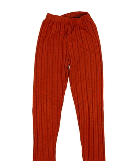 Cihlové žebrované legíny 