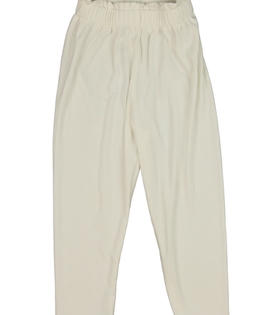 Bílé žebrované legíny 