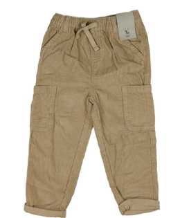 Nové hnědé manšestrové kalhoty Tu 