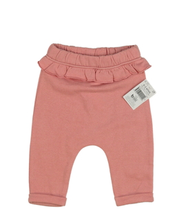 Nové růžové tepláky s volánky 