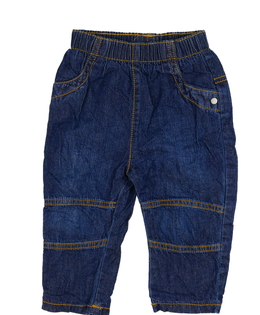 Modré riflové kalhoty s podšívkou George