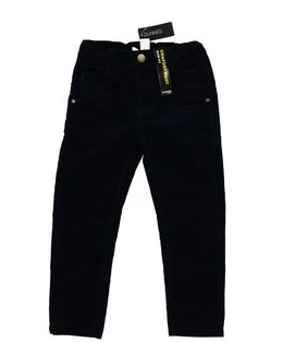 Nové tmavě modré manšestrové kalhoty