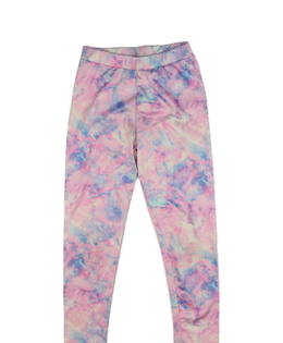 Růžové batikované legíny Tu