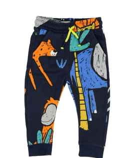 Modré tepláky se zvířátky F&F