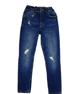 Modré trhané rifle River Island