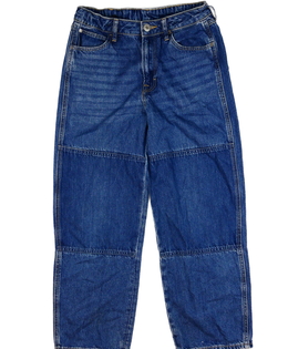 Modré široké rifle baggy H&M