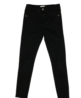 Černé trhané rifle 