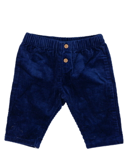 Modré manšestrové kalhoty M&S