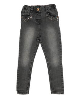 Šedé melírované rifle s kamínky George