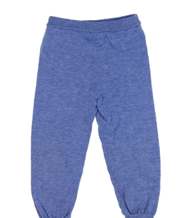 Modré pletené legíny 