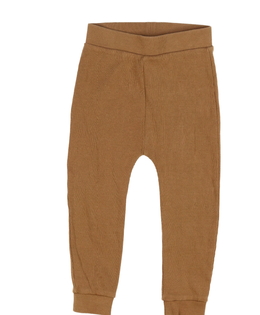 Hnědé žebrované legíny Tu 