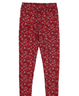 Červené květinové legíny Tu 