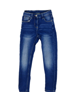 Modré elastické melírované rifle Next