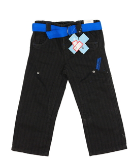 Nové tmavé kalhoty s páskem M&S