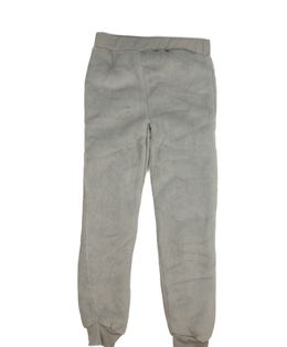 Šedé chlupaté vyteplené legíny 