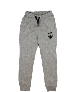 Šedé melírované tepláky 