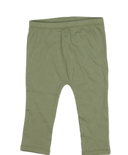 Zelené žebrované legíny Tu 