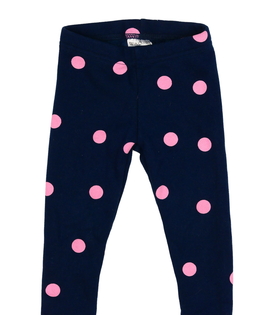 Tmavě modré vyteplené legíny 